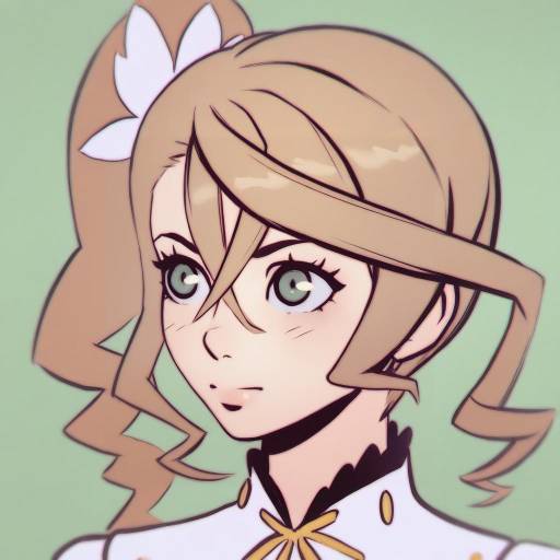 Illustration of Alisha diphda, tales of (series) in the style of Ilya kuvshinov