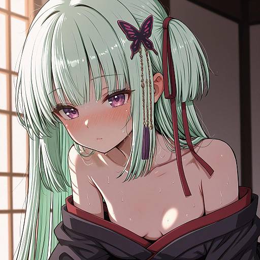 Illustration of Murasame (senren), senren banka in the style of Mamerakkkkko