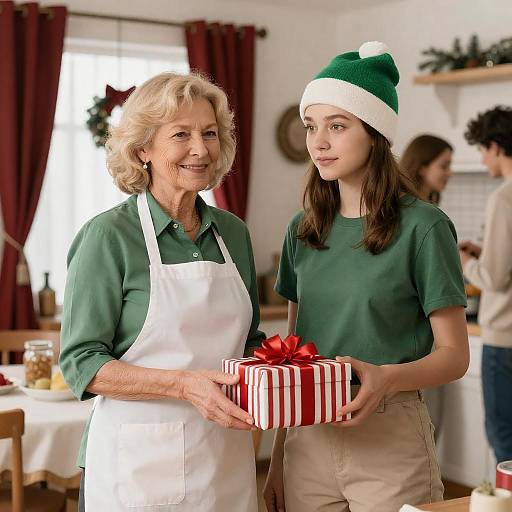 Cozy Kitchen Moments with Two Women