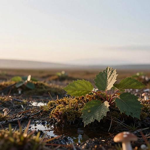 Detailed Arctic Tundra CGI Scene