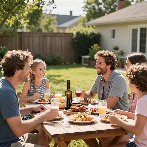 Sunny Afternoon Family Barbecue