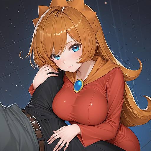 Illustration of Mona (warioware), warioware in the style of Yaman