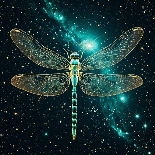 Cosmic Dragonfly in Deep Space