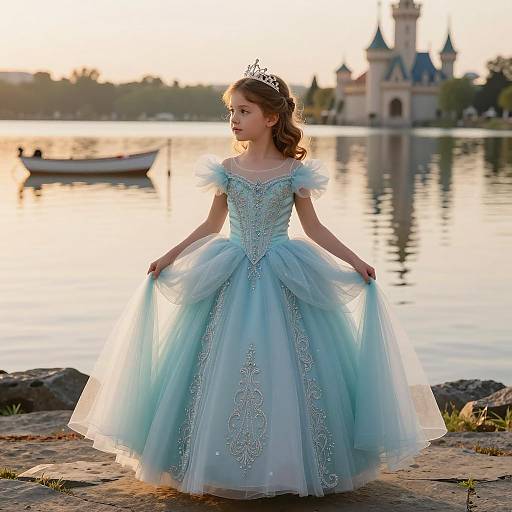 Dreamy Fairytale Portrait of a Princess