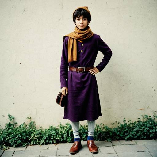 Boy in Whimsical Brinjal Costume