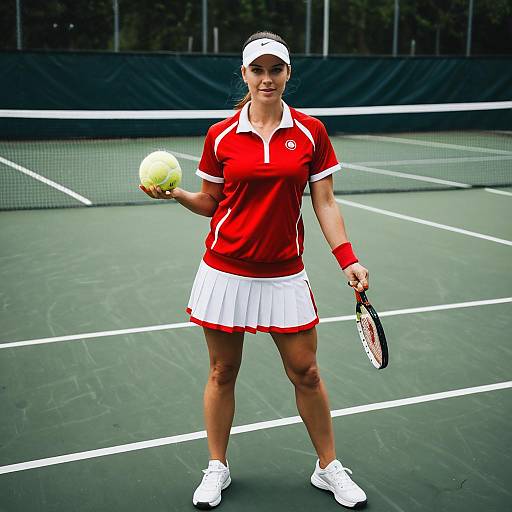 Ladies Pickleball Outfit on Court