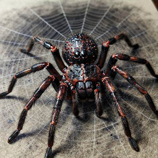 Photorealistic Giant Hairy Spider