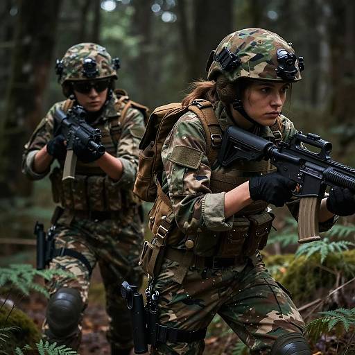 Stealthy Female Operators in Forest