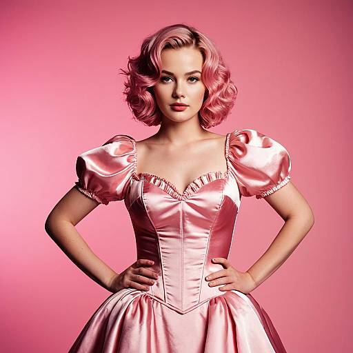 Stylish Portrait of a Young Singer