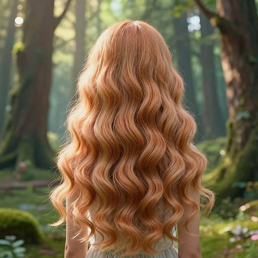 Mi-Longs Hairstyle in Fantasy Forest