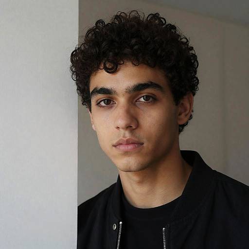 Candid Portrait of a Young Man