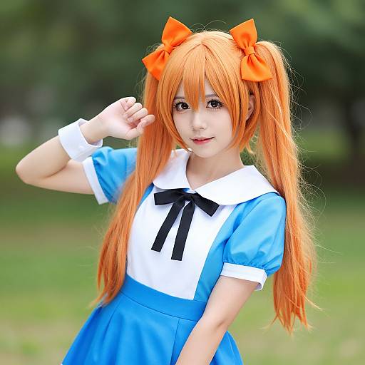 Momoko Akazutsumi Vibrant Anime Cosplay