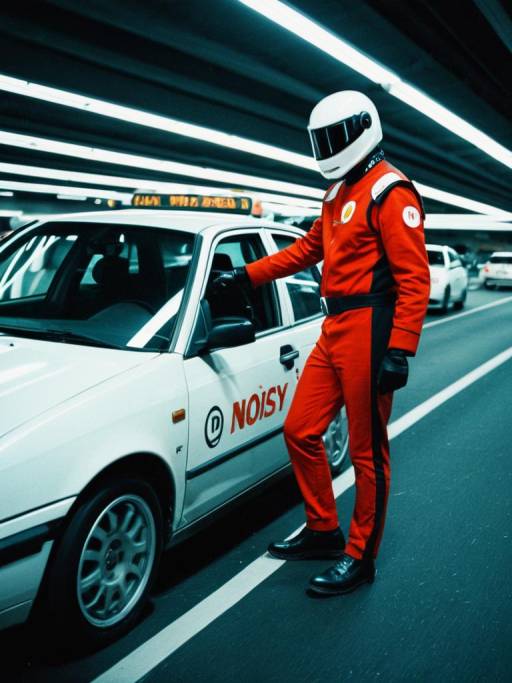 Photorealistic Driver Costume Cosplay Photography