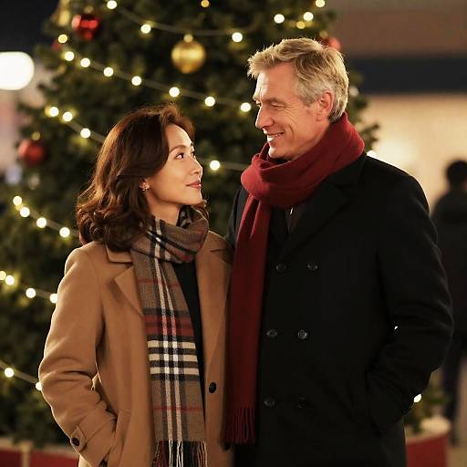 Festive Portrait of a Happy Couple