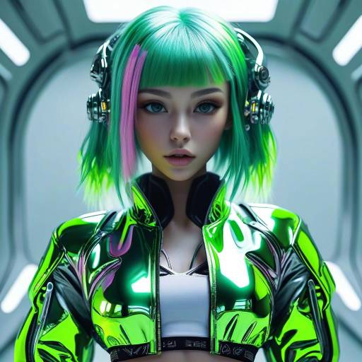 Futuristic Alien Fashion: Cyborg Chic