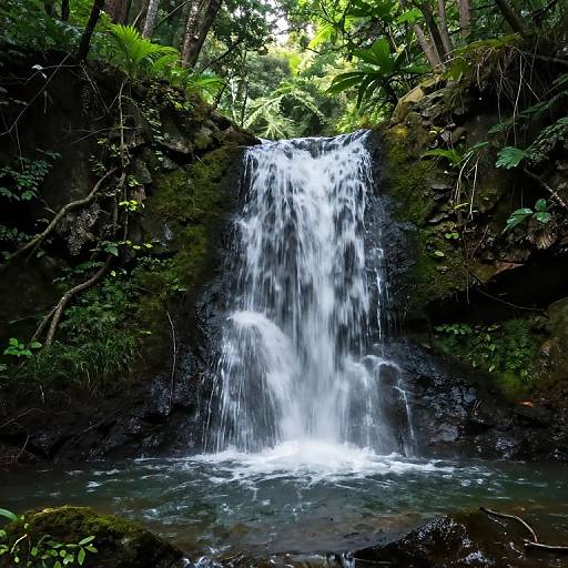 Serene Forest Stream in Sanctuary