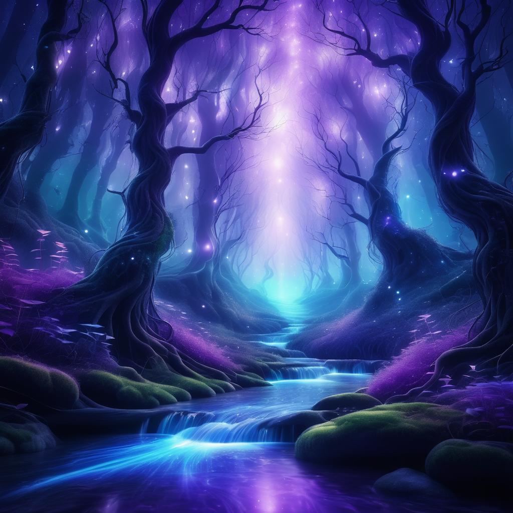 Enchanting Mystical Forest Landscape