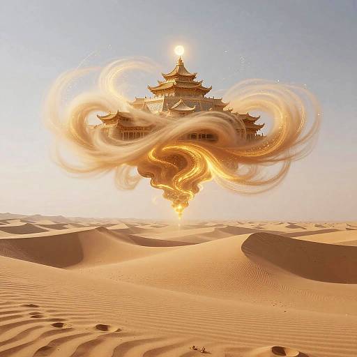 Mystical Floating Desert Dunes