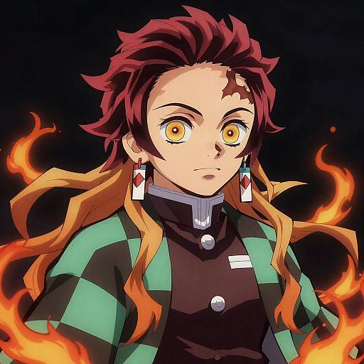 Fiery Rengoku Kyoujurou Portrait