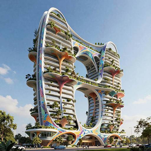 Eco-Friendly Zaha Hadid Inspired Skyscraper