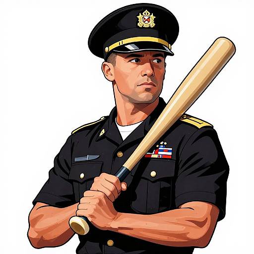 Aaron Judge in Military Captain Uniform