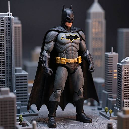 Hyperrealistic Batman Action Figure