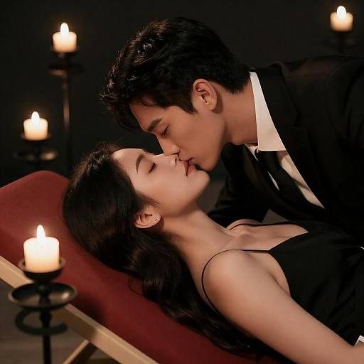 Intimate Moment in Low Light