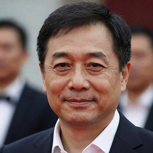 Close-Up Portrait of a Middle-Aged Man