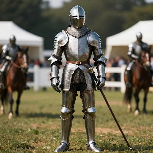 Realistic Ecchi Male Knight Portrait