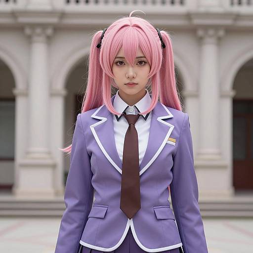 Photorealistic Anime Girl in Raimi Suit