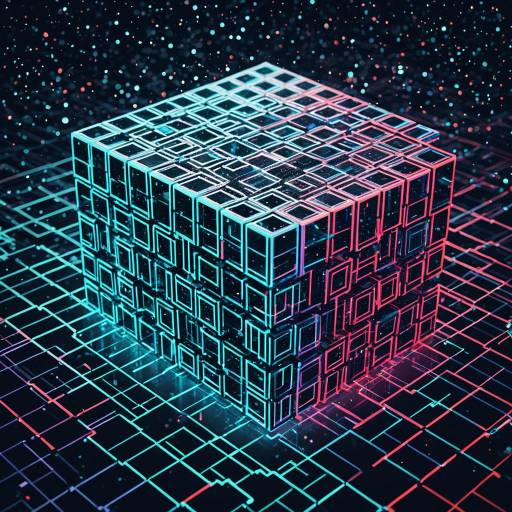 Vibrant Blockchain Conceptual Illustration