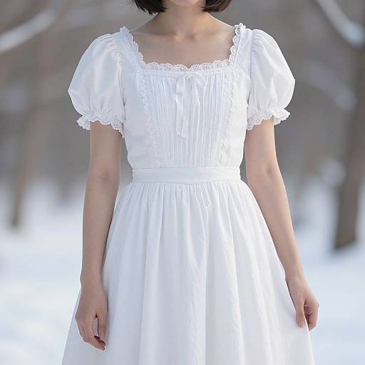 Snow White Woman in Snow