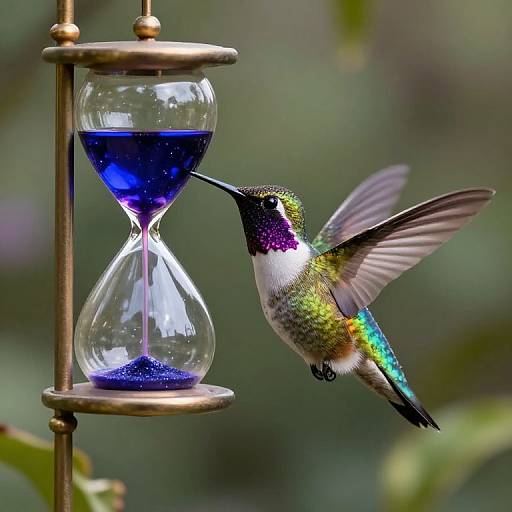 Clockwork Hummingbird Pausing Time