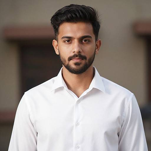 Realistic Male Nikkah Outfit Portrait