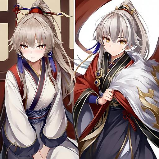 Illustration of Archer (fate/samurai remnant), fate/samurai remnant in the style of Irohara