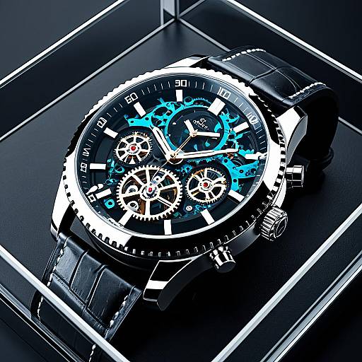 Luxury Mechanical Leather Strap Watch