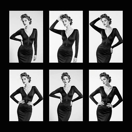 Timeless Elegance in Monochrome Fashion