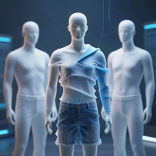 Abstract AI Removing Digital Layers