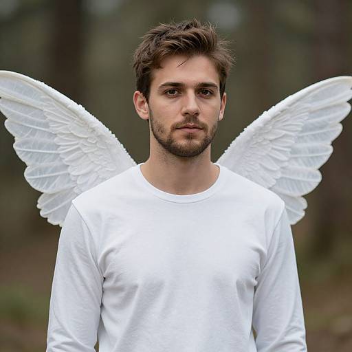 Realistic Male Fairy with Wings