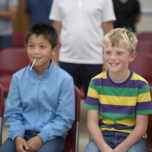 Boys in Motion: A Playful Portrait