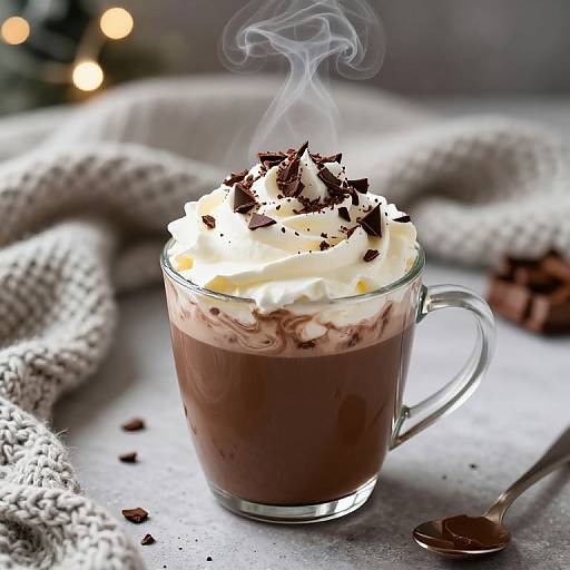 Cozy Hot Chocolate with Whipped Cream