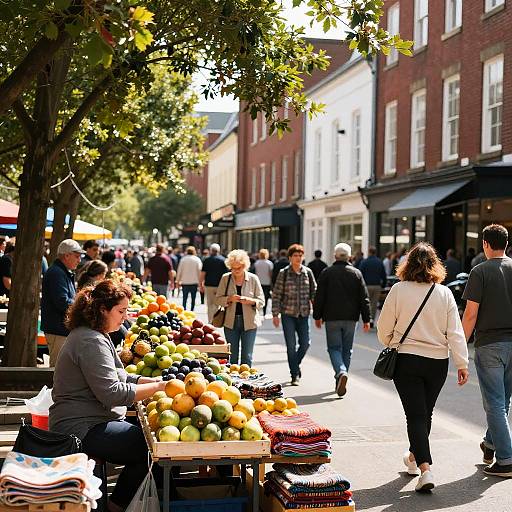 Vibrant Market on Livingston Street
