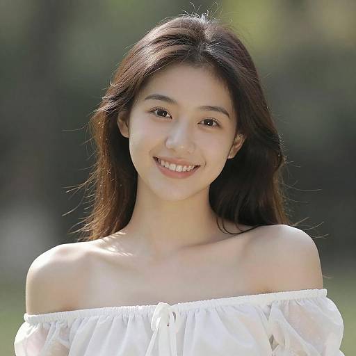 Ultra High Res Photorealistic Portrait of Smiling Girl