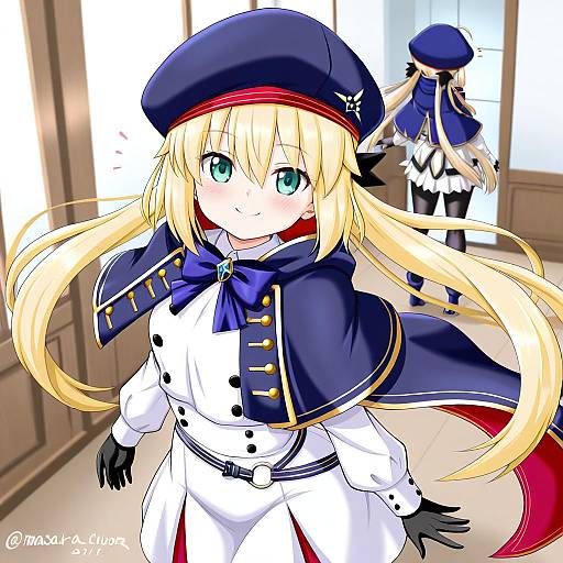 Illustration of Artoria caster (second ascension) (fate), fate/grand order in the style of Masara (chuujou)