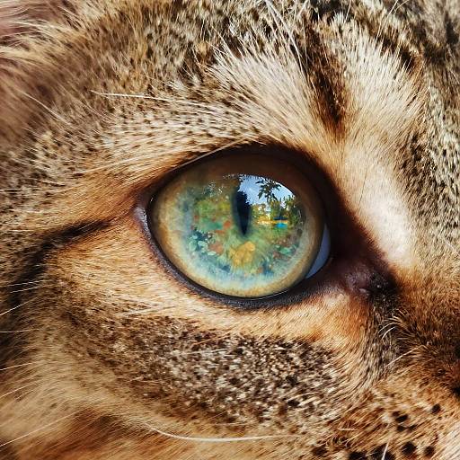 Photorealistic Cat Eye Close-Up