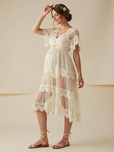 Whimsical Maternity Fairy Portrait