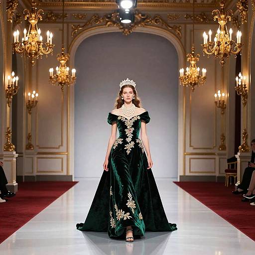 Regal Queen on Couture Runway