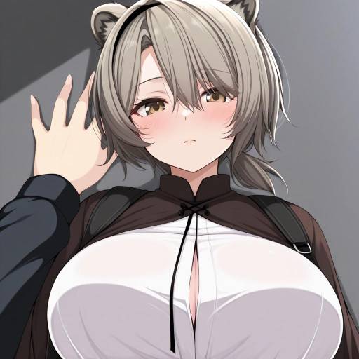 Illustration of Absinthe (arknights), arknights in the style of Chimunge