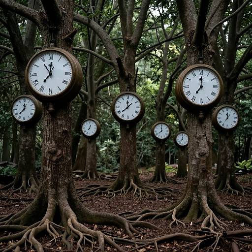 Sentinel Clock-Trees in Timeless Woodland