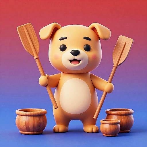 Ultra-Realistic Chibi Animal 3D Art